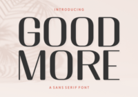 Good More Font - Featured Image