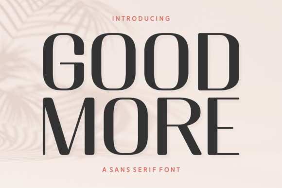 Good More Font - Featured Image