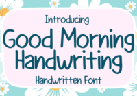 Good Morning Handwriting Font - Featured Image