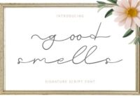 Good Smells Font - Featured Image
