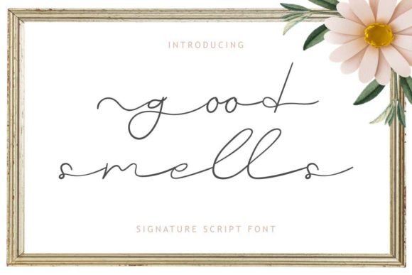 Good Smells Font - Featured Image
