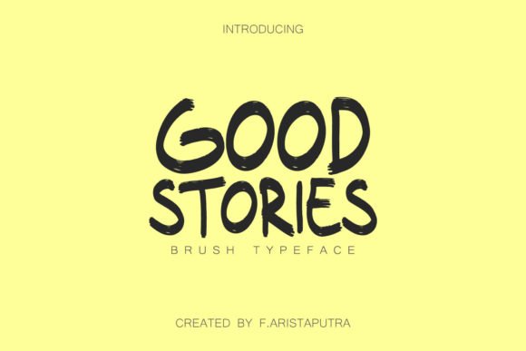 Good Stories Font - Featured Image