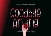Goodbye Anjing Font - Featured Image
