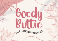 Goody Buttie Font - Featured Image