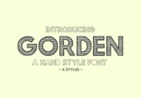 Gorden Font - Featured Image