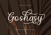 Goshasy Font - Featured Image
