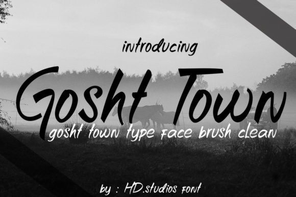 Gosht Town Font - Featured Image