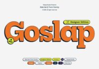 Goslap Font - Featured Image