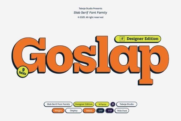 Goslap Font - Featured Image