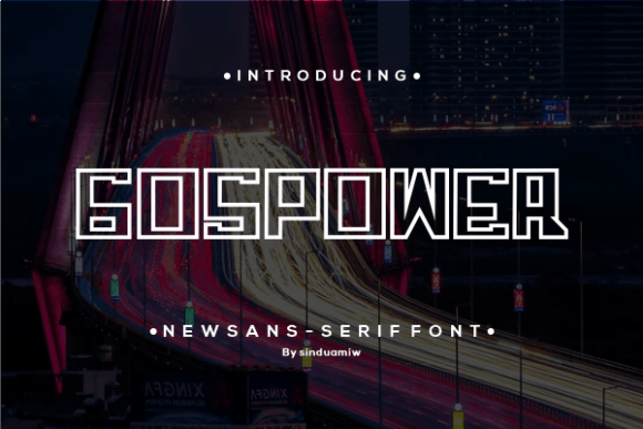 Gospower Font - Featured Image