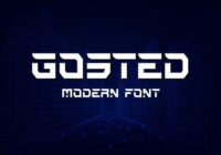 Gosted Font - Featured Image