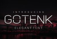 Gotenk Font - Featured Image