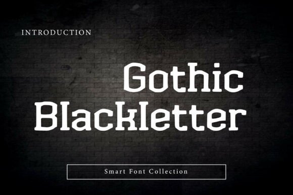 Gothic Blackletter Font - Featured Image