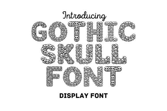Gothic Skull Font - Featured Image