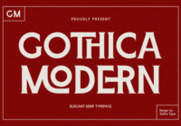 Gothica Modern Font - Featured Image
