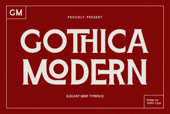 Gothica Modern Font - Featured Image