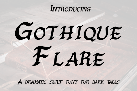 Gothique Flare Font - Featured Image