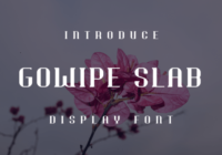 Gowipe Slab Font - Featured Image