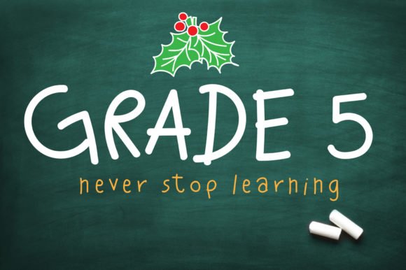 Grade 5 Font - Featured Image
