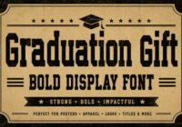Graduation Gift Font - Featured Image