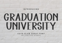 Graduation University Font - Featured Image