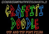 Graffiti Doodle Font - Featured Image