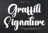 Graffiti Signature Font - Featured Image