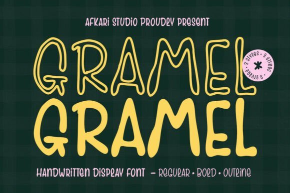 Gramel Font - Featured Image