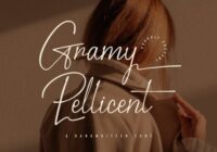Gramy Pellicent Font - Featured Image