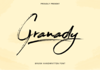 Granady Font - Featured Image