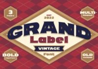 Grand Label Font - Featured Image