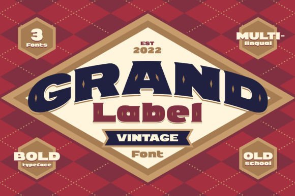Grand Label Font - Featured Image