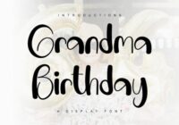 Grandma Birthday Font - Featured Image