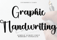 Graphic Handwriting Font - Featured Image
