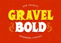 Gravel Bold Font - Featured Image