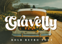 Gravelly Regular Font - Featured Image