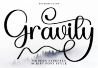 Gravity Font - Featured Image