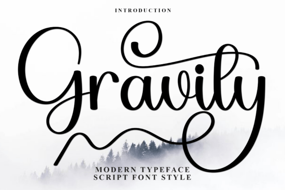 Gravity Font - Featured Image