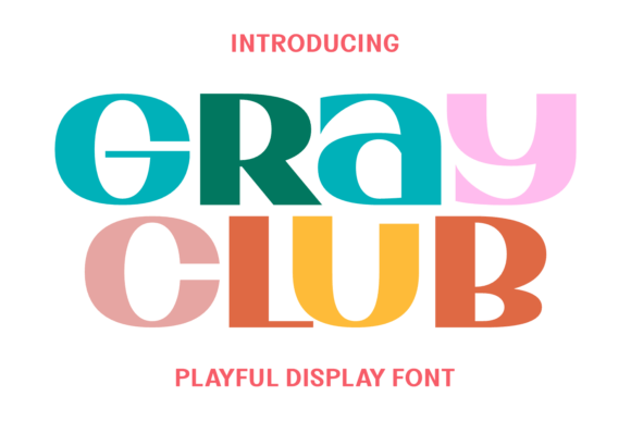 Gray Club Font - Featured Image