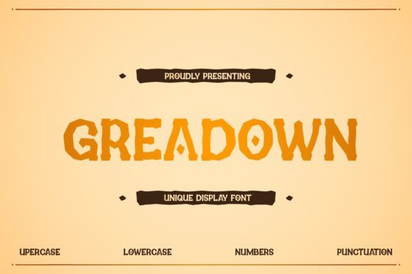 Greadown Font - Featured Image