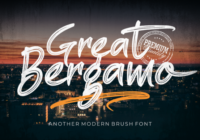 Great Bergamo Font - Featured Image
