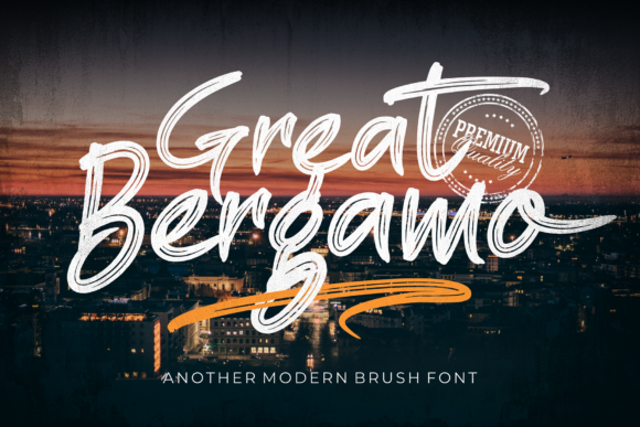 Great Bergamo Font - Featured Image