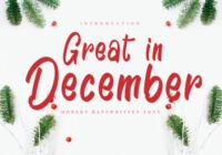Great in December Font - Featured Image