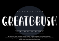 Greatbrush Font - Featured Image