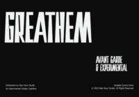 Greathem Font - Featured Image