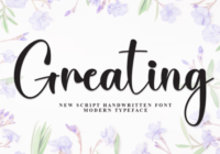 Greating Font - Featured Image