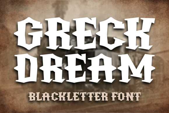 Greck Dream Font - Featured Image