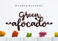 Green Afocado Font - Featured Image