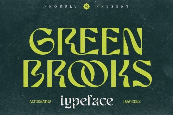 Green Brooks Font - Featured Image