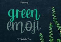 Green Emoji Font - Featured Image